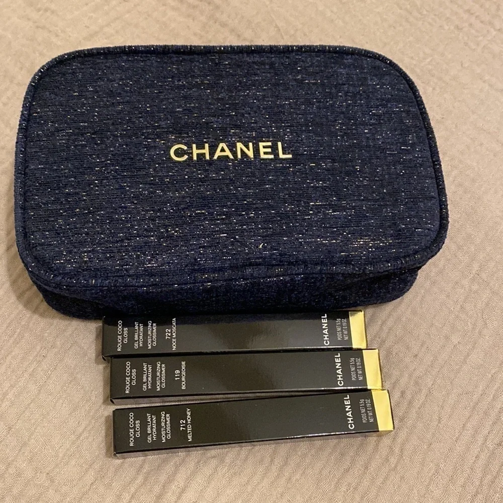 Chanel Holiday Makeup Set Always Brilliant Lipstick Trio . New